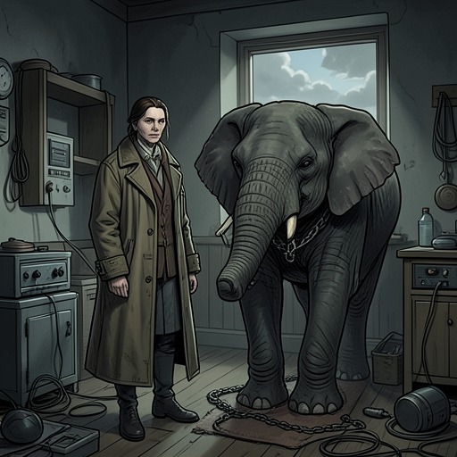 The Countess and Her Captive from "The Magician's Elephant". Countess Quintet’s desire to control the season turns the elephant into an exhibit, while her eventual presence at the spell’s reversal helps resolve the harm.