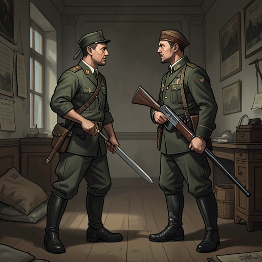Peter and Vilna's Battle of Values from "The Magician's Elephant". Peter’s disagreement with Vilna Lutz changes the meaning of bravery from obedient soldiering toward truthfulness, memory, and mercy.