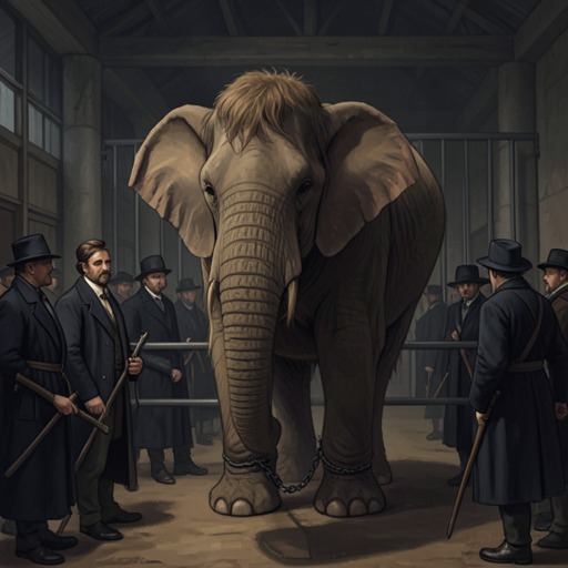 The Conflict of Captivity and Ownership from "The Magician's Elephant". The elephant’s captivity exposes competing claims of law, possession, public access, and the moral question of whether a creature can be owned.