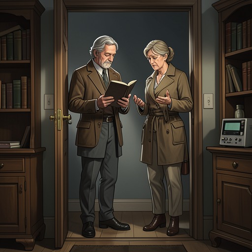 Leo and Gloria's Marriage of Hope from "The Magician's Elephant". Leo and Gloria’s marriage holds together through an old grief, a recurring question about possibility, and their shared decision to help Peter.