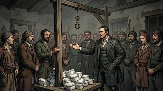 A False Cure from "The Amazing Maurice and His Educated Rodents". Scarcity as Business A promised service The Rat-catchers present themselves as the answer to a plague and earn money for every tail.