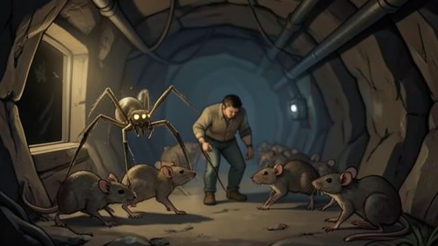 Spectacle Becomes Power from "The Amazing Maurice and His Educated Rodents". The Masterpiece’s Consequence A shared mind Spider uses its unusual consciousness to direct other Rats and imagine an expanding force.