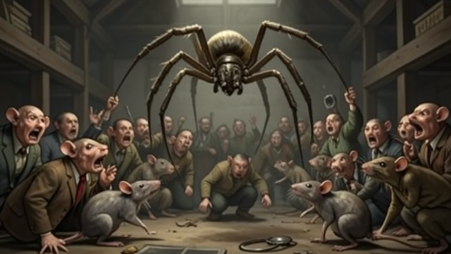 Fear Breaks the Group from "The Amazing Maurice and His Educated Rodents". The Change Under Pressure A wave of panic The trapped Rats’ terror and Spider’s influence overwhelm many Changelings, who flee without speaking or thinking…