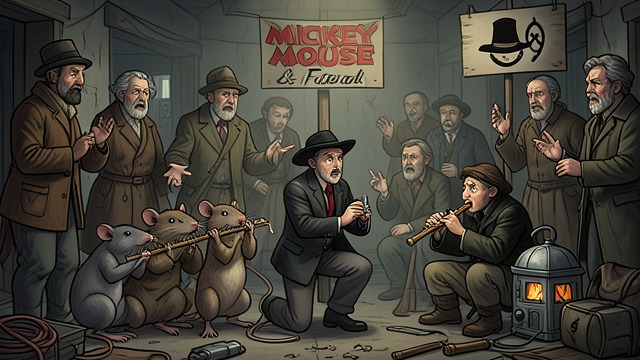A New Scheme from "The Amazing Maurice and His Educated Rodents". A Rat-Piper Scheme The invention Maurice turns a handful of clever Rats and a flute-playing boy into a convincing plague and its supposed cure.