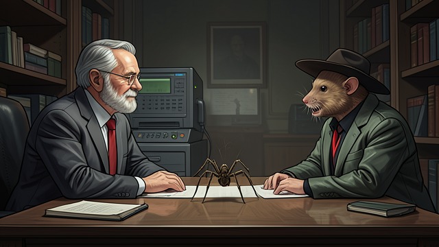 A Table Between Them from "The Amazing Maurice and His Educated Rodents". Negotiation Begins Unfamiliar delegates The council sits opposite the Clan’s senior Rats, with Maurice moving between the groups as an interpreter and…