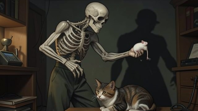 The Offer of Two Lives from "The Amazing Maurice and His Educated Rodents". A Cat’s Unusual Request Counting the cost Death explains that Maurice has lost one life and clarifies how many remain.