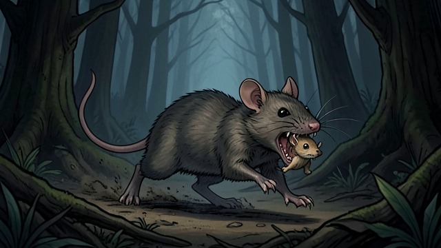 Hamnpork’s Definition from "The Amazing Maurice and His Educated Rodents". A Rat Described by Survival The old account Hamnpork defines a Rat through teeth, claws, running, hiding, eating, and reproduction.