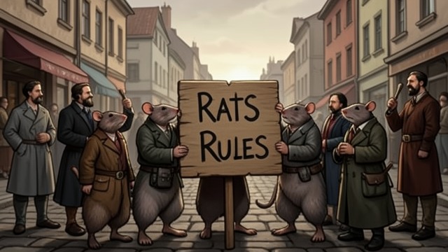 A Place in Town from "The Amazing Maurice and His Educated Rodents". Politics After Survival Recognition and limits The Clan asks the humans to acknowledge that Rats can think and deserves rules protecting both communities.