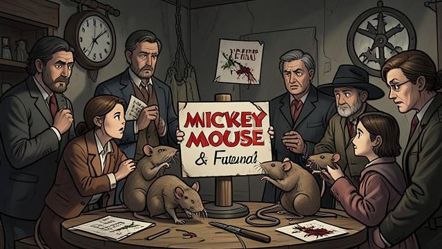A False Plague from "The Amazing Maurice and His Educated Rodents". The Familiar Performance Manufactured alarm The Rats create the visible signs of infestation, expecting the townspeople to hire a piper to remove them.