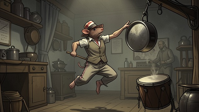 A Risky Kitchen Visit from "The Amazing Maurice and His Educated Rodents". A Performance Goes Wrong A familiar routine Sardines tap-dances to draw attention and unsettle the humans, as he has done in other towns.