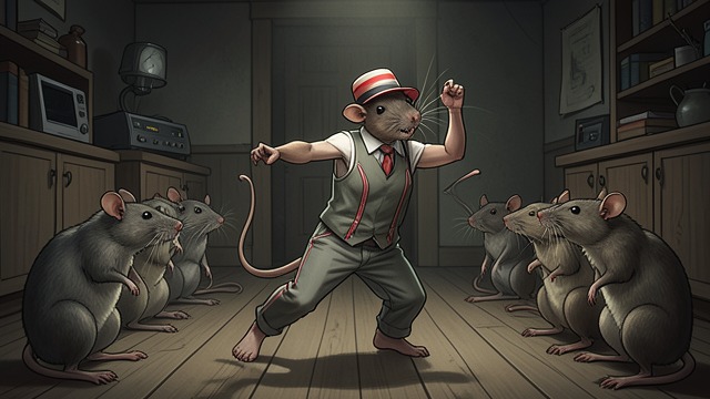 The Tap-Dancing Rat from "The Amazing Maurice and His Educated Rodents". A Performer in the Clan A distinctive talent Sardines turns movement and showmanship into a way to provoke people and make the Rat-piper scheme believable.