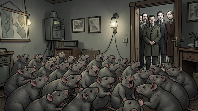 Panic in the Cage Room from "The Amazing Maurice and His Educated Rodents". Fear Spreads A crowd’s terror The captive Rats’ cries overwhelm the Changelings, and many flee in a state of instinctive panic.