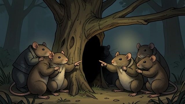 The Dark Wood Speech from "The Amazing Maurice and His Educated Rodents". Naming the Danger A shared image Darktan describes the tunnels as the Dark Wood, giving the Clan a story for the fear it must face.