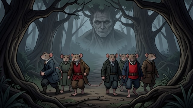 The Dark Wood Within from "The Amazing Maurice and His Educated Rodents". Metaphor Becomes Action A feared place Darktan uses the Dark Wood as a way to describe the danger the Rats must face in themselves and underground.