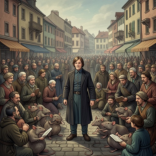 A Town Learns to Listen from "The Amazing Maurice and His Educated Rodents". The humans of Bad Blintz move from treating Rats as an unseen nuisance to hearing them as political neighbors with evidence, proposals, and demands.
