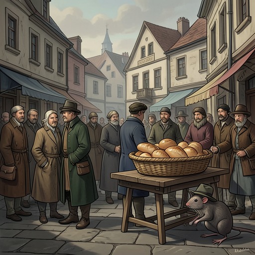 The Town’s Scarcity and Recovery from "The Amazing Maurice and His Educated Rodents". Bad Blintz’s food crisis exposes the cost of corruption, then gives the humans and the Clan a shared practical reason to negotiate.