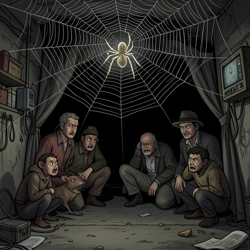 Fear, Control, and Resistance from "The Amazing Maurice and His Educated Rodents". Spider exploits shared terror to control Rats and humans, while the Clan learns to resist through thought, solidarity, and deliberate action.