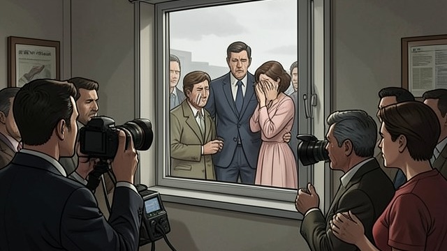 The Press Shapes the Story from "Accident". Public Narratives Take Hold An Invasive Investigation by Reporters Reporters approach Page Clarke and Trygve Thorensen at the hospital while Allyson Clarke and…