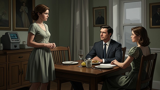 The Confrontation Begins from "Accident". The Confrontation Begins A marriage argument opens a deeper wound During a family dinner, Page tells Maribelle that Brad is involved with another woman.