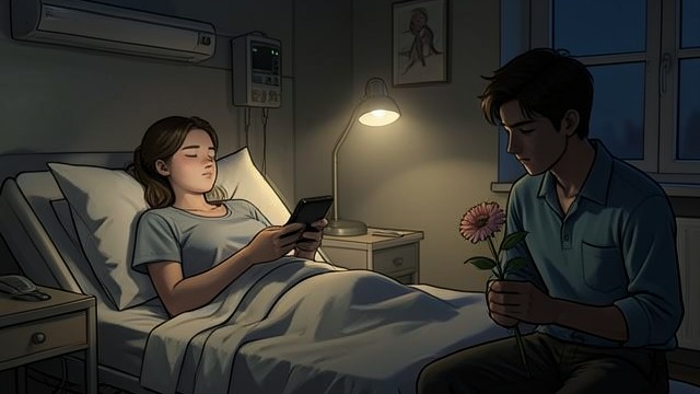 Guilt Shared in Conversation from "Accident". Guilt Shared in Conversation Repeated visits As Chloe recovers in hospital, Jamie visits with music, flowers, and concern for both her and Allyson.
