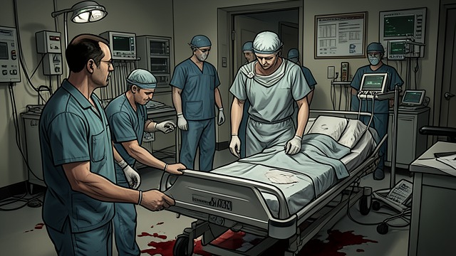 Emergency Surgery from "Accident". A Race Against Brain Injury An Uncertain Diagnosis At Marin General Hospital, Page Clarke learns that Allyson has sustained a severe traumatic brain injury, an…
