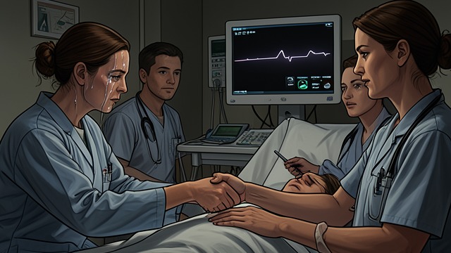 A Night at the Edge from "Accident". A Night at the Edge The crisis returns Allyson Clarke suffers postoperative complications and appears to be fading.