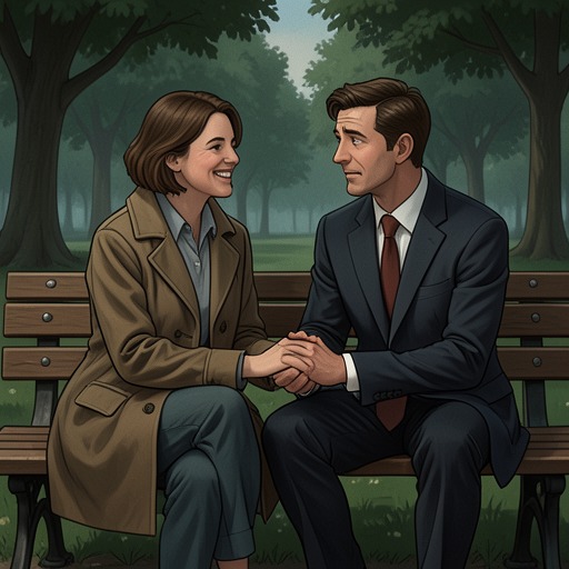 Page and Trygve’s Refuge from "Accident". This flow follows how shared crisis turns Page and Trygve’s friendship into trust, love, and a carefully chosen future.