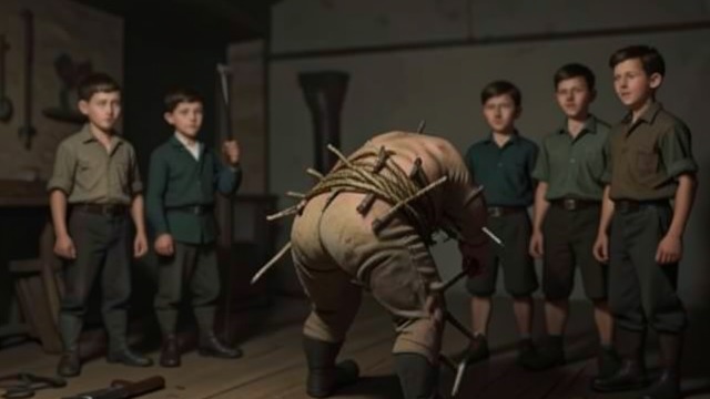 The Whipping from "Let the Right One In". The Whipping Punishment after refusal Oskar refuses Jonny’s demand to clear the sandbox and later faces Jonny, Micke, and Tomas with hazel switches.