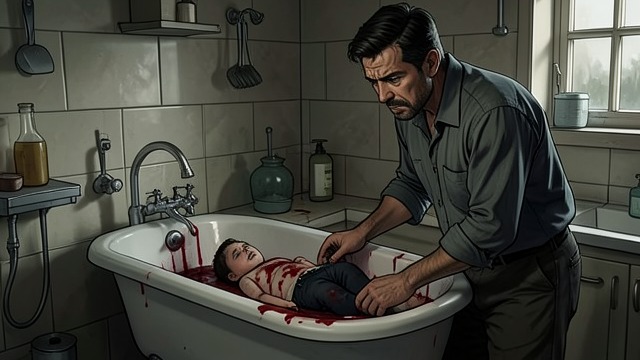 The Child in the Bathtub from "Let the Right One In". The Child in the Bathtub A small body and a lethal choice Lacke sees Eli lying defenseless in blood and hesitates before killing him, despite believing Eli is…