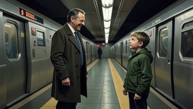 A Look of Approval from "Let the Right One In". A Look of Approval A stranger’s brief kindness On the late subway, a man smiles at Oskar after hearing him speak to the noisy passengers.