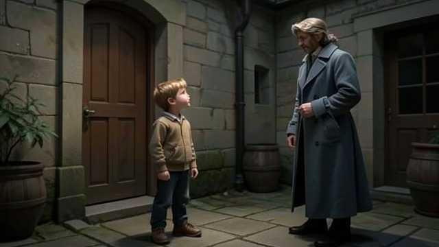 The New Neighbor from "Let the Right One In". The New Neighbor An unexpected meeting Oskar Eriksson meets Eli in the apartment courtyard after imagining himself a knife-wielding avenger.
