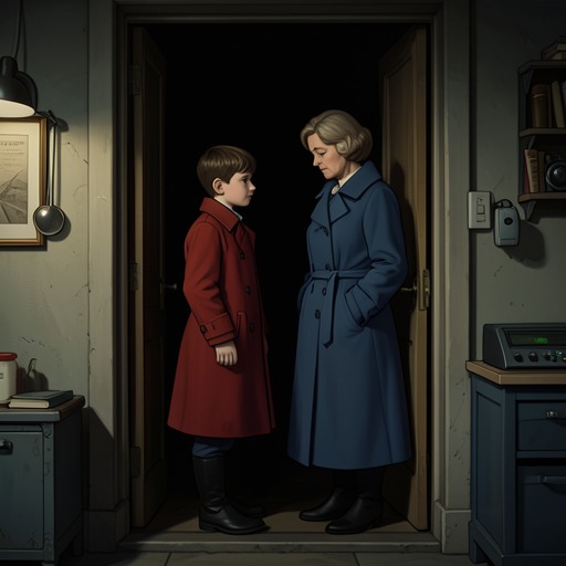 Oskar and His Mother from "Let the Right One In". This flow traces the close but strained bond between Oskar and his mother as she tries to protect him while he withholds his new life.