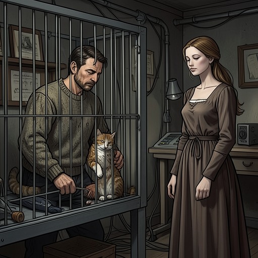 Gosta’s Cats and the Cost of Silence from "Let the Right One In". This flow traces Gosta’s attachment to his cats, his fear of police, and the moment Virginia’s transformation turns his home into a site of horror.