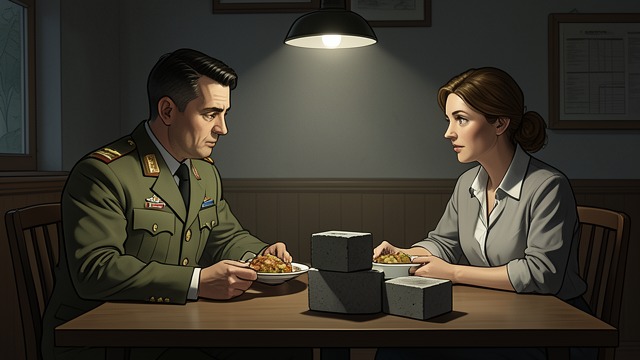 The Impossible Interrogation from "The IPCRESS File". The Impossible Interrogation A Gentle Approach The Brigadier questions the narrator with food, conversation, and evidence rather than relying only on violence.