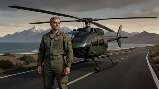 A Helicopter and a Cover from "The IPCRESS File". A Helicopter and a Cover Display as Concealment Dalby describes giving Adem a helicopter and encouraging him to use it visibly along the coast.