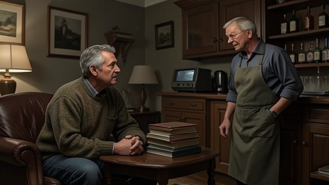 A Continuing Friendship from "The IPCRESS File". A Continuing Friendship Regular Visits The narrator continues to visit Charlie, who lives among books and works part-time as a club barman.