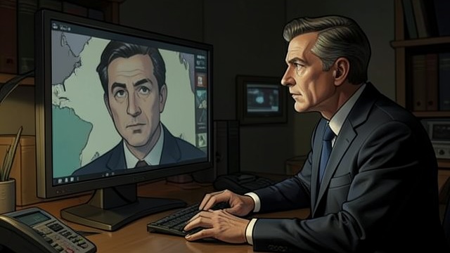 A Face in the Film from "The IPCRESS File". A Face in the Film Observation Repeated The narrator studies footage of Jay until small gestures and habits become familiar.