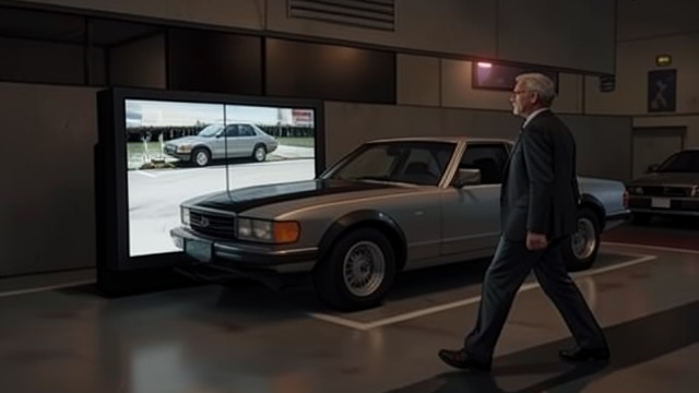 The Two Car Image from "The IPCRESS File". The Two Car Image A Small Contradiction The surveillance film shows the narrator’s car as a single trace, although he remembers Dalby traveling ahead of him.