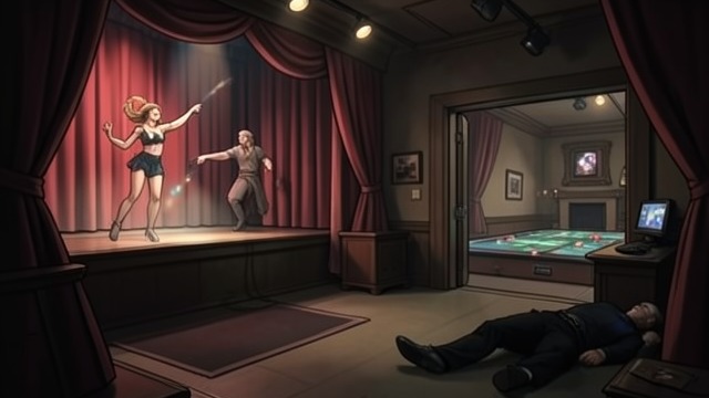 The Club’s Hidden Room from "The IPCRESS File". The Club’s Hidden Room Entertainment Above a Prison The club’s strip show conceals a room from which the gaming floor can be observed.
