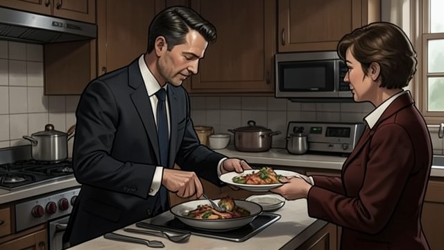A Domestic Interlude from "The IPCRESS File". A Domestic Interlude An Unexpected Kitchen The narrator finds Jay preparing lobster and champagne in a carefully equipped kitchen.