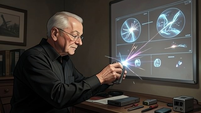 The High-Speed Picture from "The IPCRESS File". The High-Speed Picture A Recording System Explained The Brigadier shows how rapid electrical impulses can transmit images from the island.