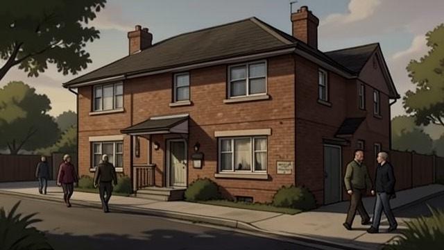 The House in the Suburbs from "The IPCRESS File". The House in the Suburbs Normal Rooms, Hidden Purpose The house’s familiar furniture and kitchen disguise a property altered for confinement.
