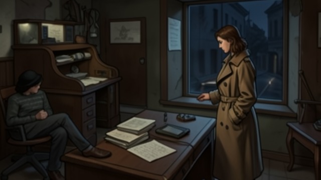 Sharing the Evidence from "The IPCRESS File". Sharing the Evidence A Private Investigation Jean takes the narrator to the blockhouse where she followed Dalby and shows him the hidden equipment and note.