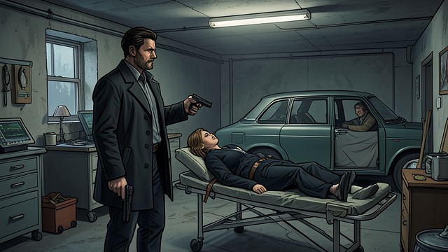 The Midnight Patient from "Gone for Good". A Desperate Arrival A Gun at the Bedside In Las Vegas, a masked man wakes Morty with a gun and demands help for an injured woman in the basement.
