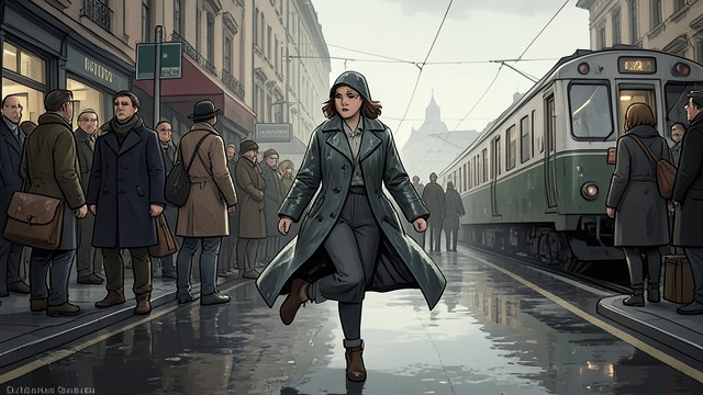 The Street Crossing from "Elena Knows". A Route Built of Small Tasks Step by step Elena must cross five blocks, buy a ticket, descend stairs, and navigate the station.