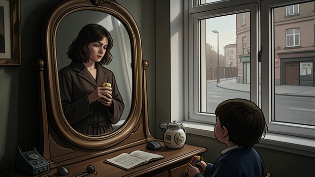 The Grandchild Imagined from "Elena Knows". A Family That Never Existed An imagined future Elena imagines having a grandson who would ask about Rita and call her Grandma.