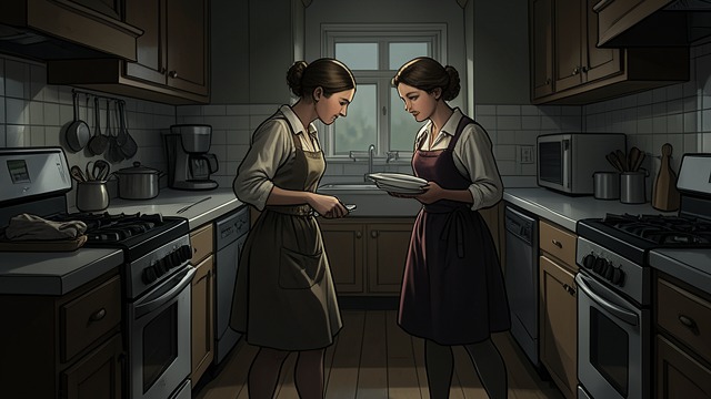A Household of Two from "Elena Knows". Mother and Daughter Alone Shared domestic life Elena and Rita live together, with Rita organizing much of her mother's care.
