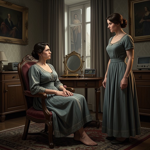 The Last Day at the Salon from "Elena Knows". The salon visit juxtaposes Elena's desire to please Rita with the care demands that have made their relationship painful.