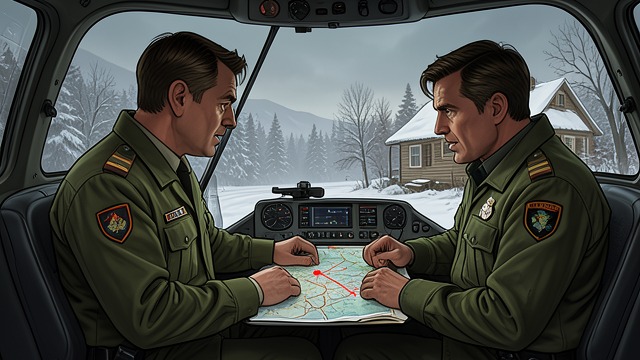 The Helicopter Plan from "Wann wird es endlich wieder so, wie es nie war". The Helicopter Plan Opportunity Hermann learns that a Bundeswehr helicopter will land at Hesterberg to transport another patient.