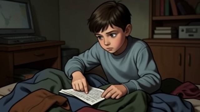 A Question of Privacy from "Wann wird es endlich wieder so, wie es nie war". A Question of Privacy Investigation Joachim(Jocki) tracks the car’s mileage, searches his father’s belongings, and finds signs of an affair.